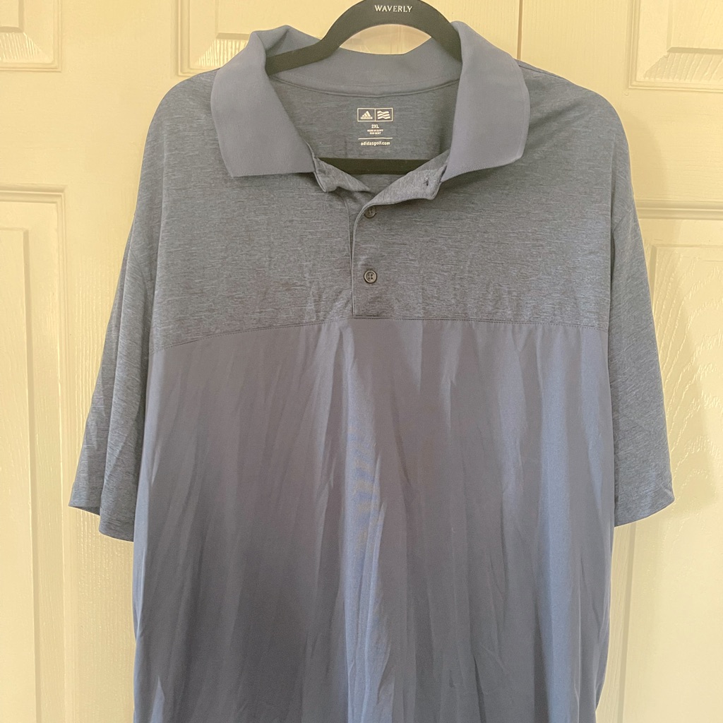 Blue Nike Mens Golf Shirt